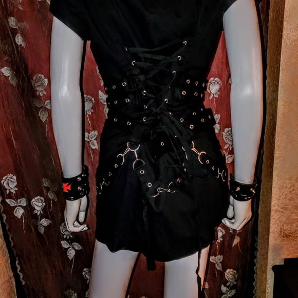 π€Bad Ass Black Punk/Goth Dressπ€ - Picture 3 of 7